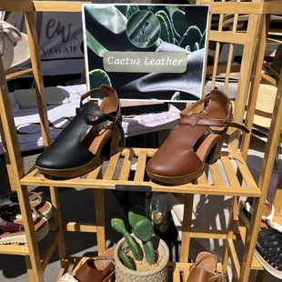 Cactus leather felt like the real thing.