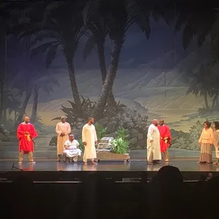 Jesus is accused or not being the Messiah by the local citizens.