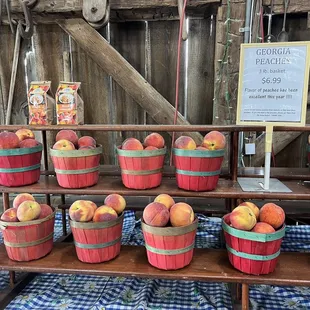 Fresh peaches