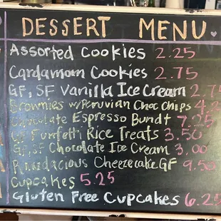 Desert Menu (06/23)