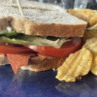 BLTA on fresh bread