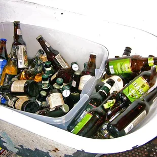 Tub of beer at the Black Horse London Pub