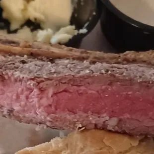 I ordered medium to medium-well.  I believe this to be a bit under cooked.