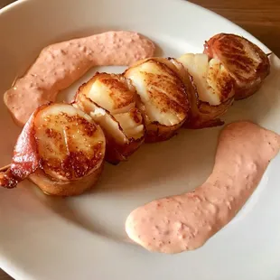 Bacon Wrapped Scallops