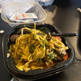 Zucchetti with smoked Marsala Mushroom