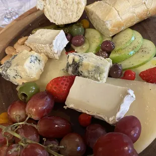 Three cheese plate