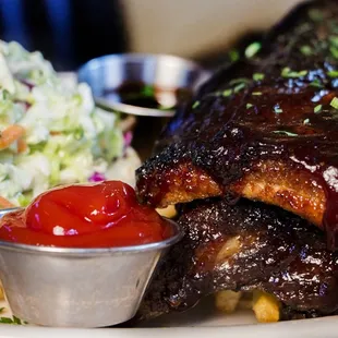 ribs, food, bbq ribs