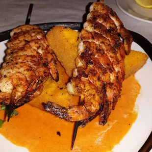 Shrimp and Grits Cake