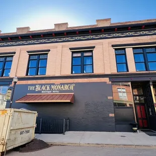 The guest entrance to The Black Monarch