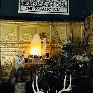 More decor in the Black Annis room. Pretty sure I saw this fox's living brother walking down Main Street.