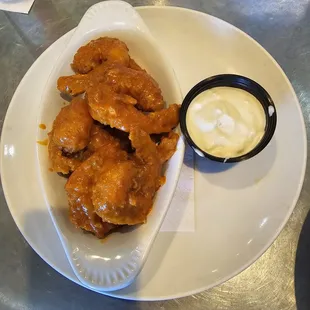 Buffalo Shrimp with Blue Cheese
