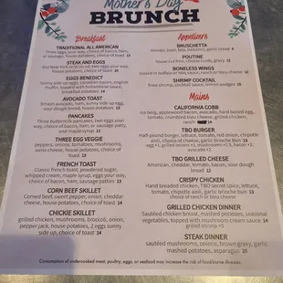 Brunch Menu