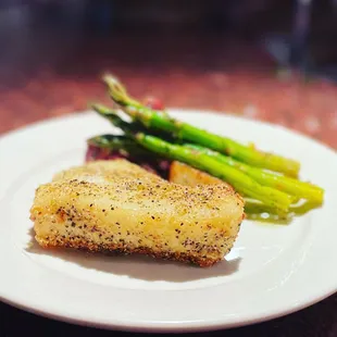 Wild Caught Chilean Sea Bass in organic corn meal