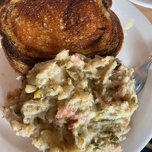 Rueben and colcannon