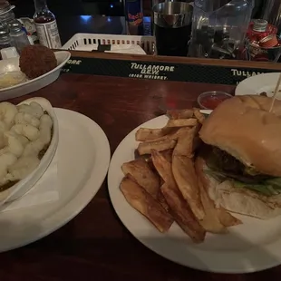Cottage Pie and the Black Mist Burger.