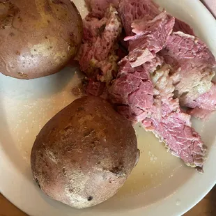 Corned beef (no cabbage as hubby requested)