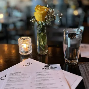 Every table has a rose