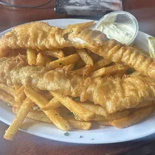 Guinness Battered Fish and Chips