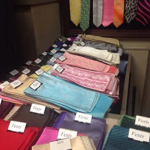 Hundreds of tie colors. :)