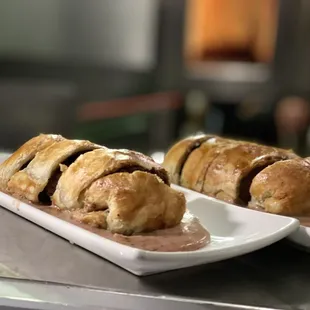 Signature Filet  Wellington.  Serving New Year's Eve.