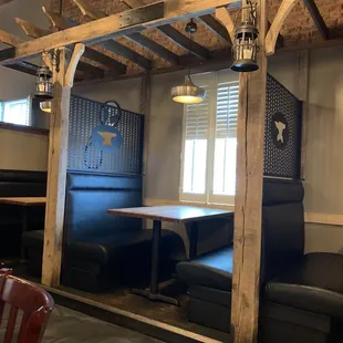 the interior of the restaurant