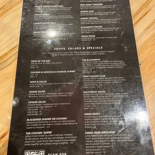 Menu Front