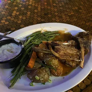 Lamb chop dinner really good $18. Try it out