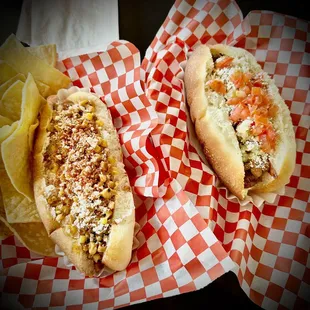 hot dogs, food, hot dog, sandwich