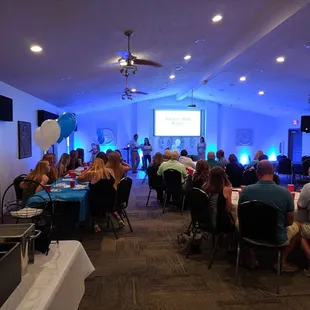 A space to tailor to your team's end-of-season banquet.