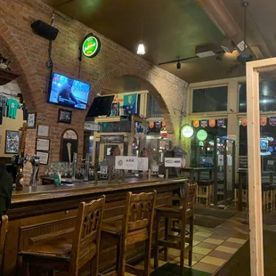 The bar at The Blarney.