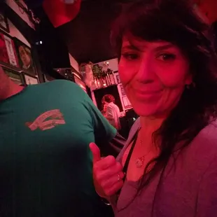 The Bouncer said No Face &amp; is this what a chick looks like pushing out her chest