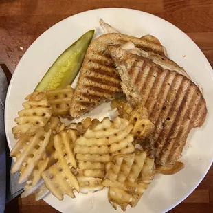 Corned Beef or Turkey Reuben Panini