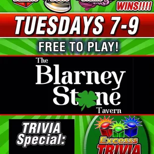 Tuesday trivia. Win gift cards