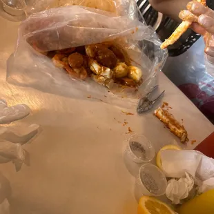  person eating a sandwich