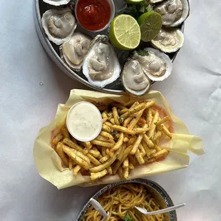 oysters and mussels, mussels, oysters, food, shellfish