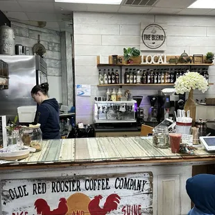 Counter, amazing staff!