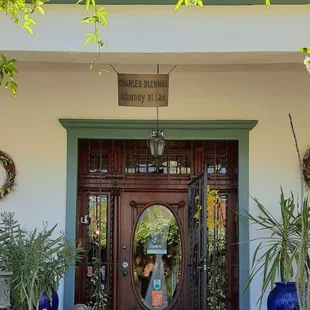 The entrance to The Blenman.