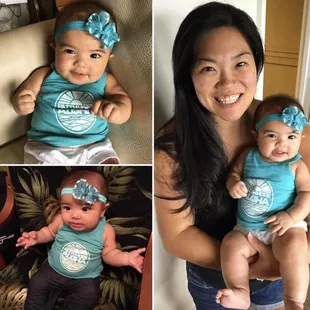 Mommy Faith, Baby Hope with Lots of Aloha!