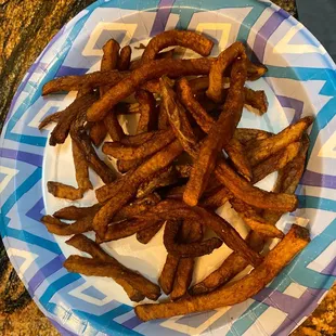 Mushy, yucky French fries drenched in oil.