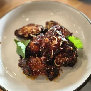 Sticky chicken wings