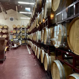 Barrel room