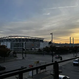 outside