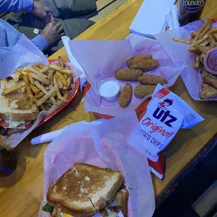 BLT, Club, Chicken Tenders