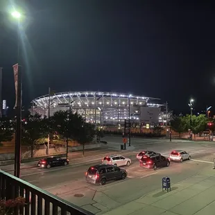 outside
