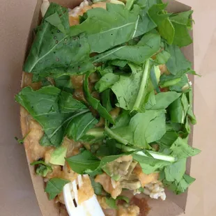 Red Lentil Curry with Avocado. Nice heat in the curry!