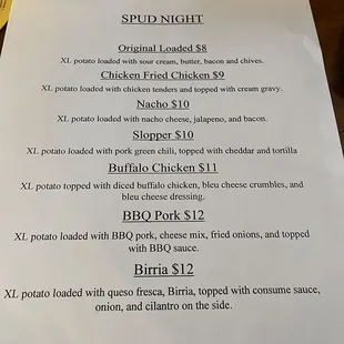 Thursday special