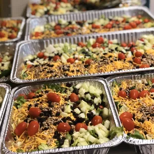Lots of our garden salad