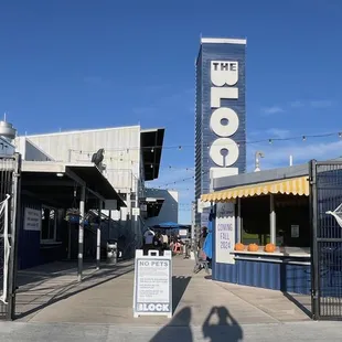 The Block. Entrance to the Block.