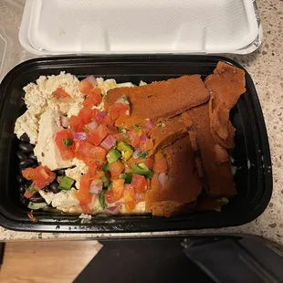 Vegan Breakfast Bowl with Vegan Porthouse