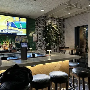 bar area